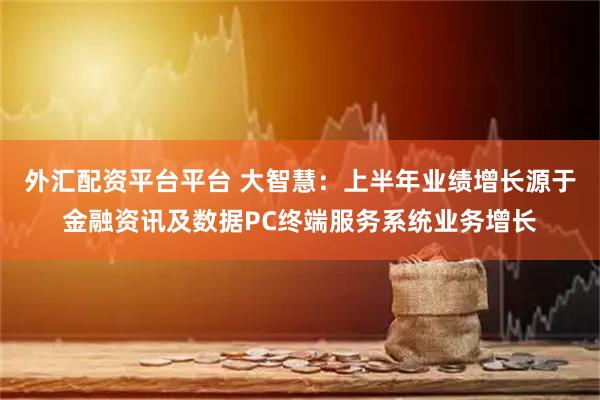 外汇配资平台平台 大智慧:上半年业绩增长源于金融资讯及数据PC终端服务系统业务增长