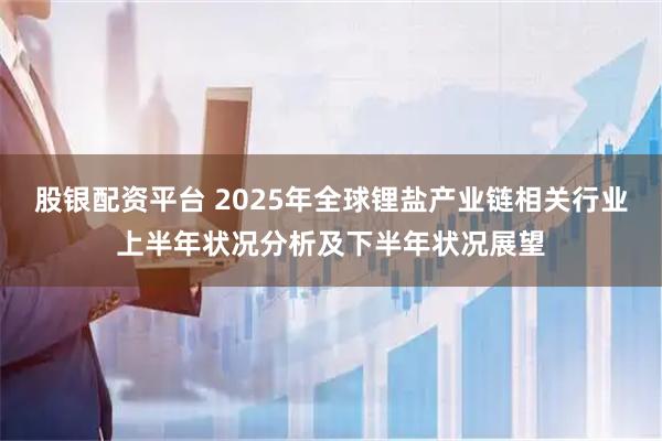 股银配资平台 2025年全球锂盐产业链相关行业上半年状况分析及下半年状况展望
