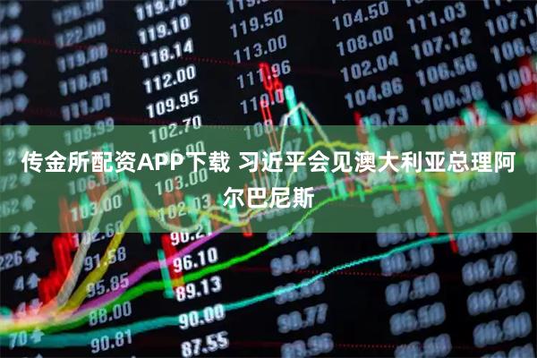 传金所配资APP下载 习近平会见澳大利亚总理阿尔巴尼斯